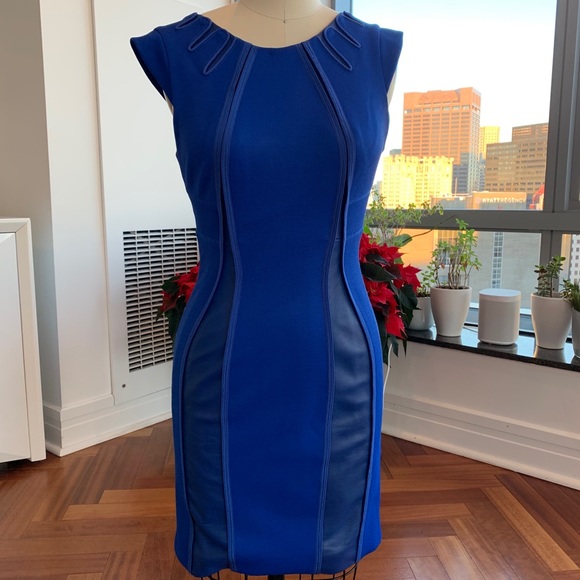 Zac Posen | Dresses | Leather Panel Dress | Poshmark Zac Posen | Dresses | Leather Panel Dress | Poshmark